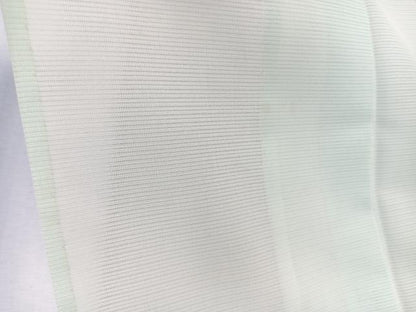 平和屋着物＊夏物　訪問着　絽　手描き　笹竹文　銀彩　洗える着物　CABK9129xi