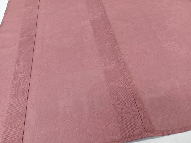 平和屋着物＊夏物　色無地　流水草花紋紗　退虹色　正絹　逸品　未使用　CABK9131xi