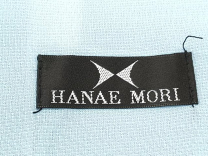 平和屋着物＊森英恵・HANAE MORI　夏物　色無地　紗　水色　洗える着物　CABK9139xi