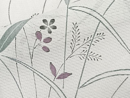 平和屋着物＊夏物　小紋　絽　草花文　洗える着物　CABK9154xi