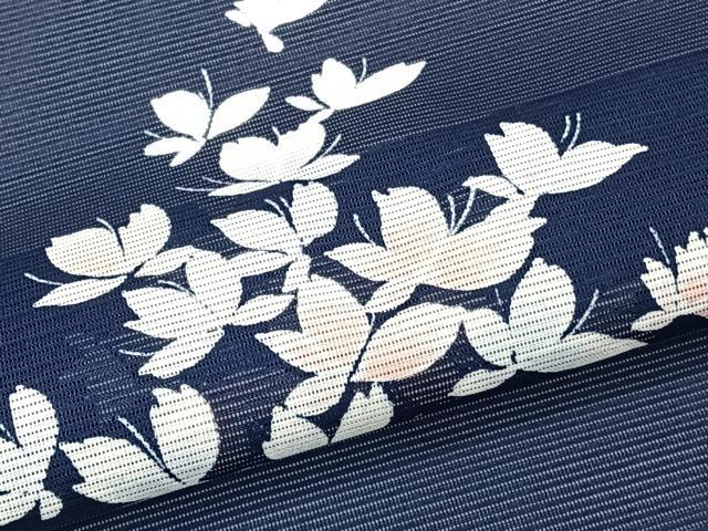 平和屋着物＊夏物　訪問着　絽　舞花文　洗える着物　未使用　CABK9181xi