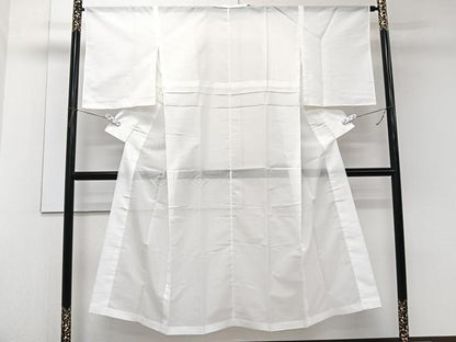 平和屋着物＊夏物　長襦袢　絽　白色　洗える着物　未使用　CABK9195xi