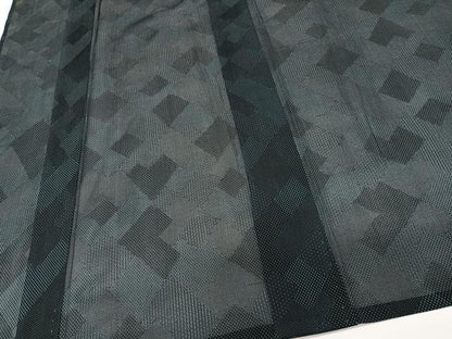 平和屋着物＊夏物　お召　紗　幾何学文　正絹　逸品　CABK9199xi