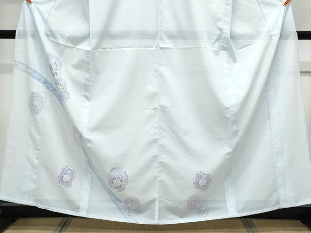平和屋着物＊夏物　訪問着　絽　花鳥文　洗える着物　CABK9209th