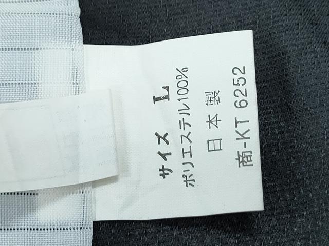 平和屋着物＊夏物　小紋　紗　とんぼ丸文　黒地　洗える着物　CABK9212th