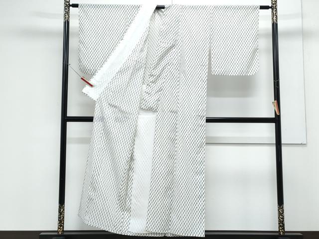 平和屋着物＊夏物　小紋　絽　吉祥文　洗える着物　CABK9216th