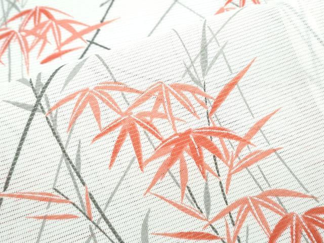 平和屋着物＊夏物　小紋　絽　笹文　洗える着物　CABK9227th