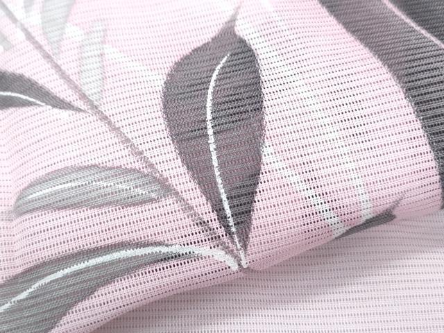 平和屋着物＊夏物　訪問着　絽　手書き　草花文　洗える着物　CABK9234th