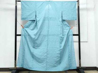 平和屋着物＊夏物　色無地　絽　瓶覗色　洗える着物　CABK9235th