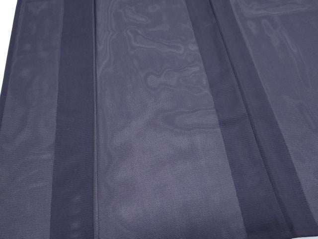 平和屋着物＊夏物　色無地　絽　烏羽色　洗える着物　CABK9237th
