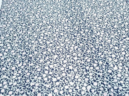 平和屋着物＊夏物　小紋　絽　花唐草文　洗える着物　CABK9240th
