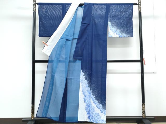 平和屋着物＊夏物　訪問着　絽　花尽し　洗える着物　CABK9251th