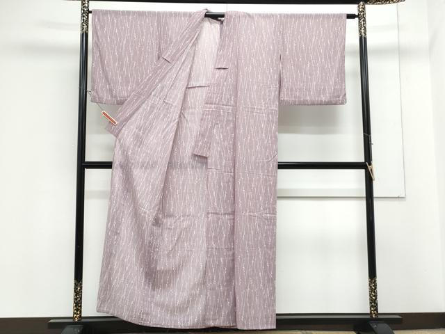 平和屋着物＊夏物　小紋　紗　吉祥文　洗える着物　CABK9259th