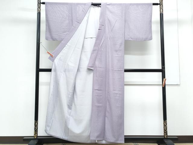 平和屋着物＊夏物　江戸小紋　絽　霞文　洗える着物　CABK9281th