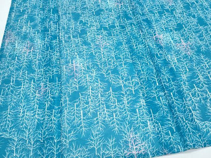 平和屋着物＊夏物　小紋　絽　樹林文　洗える着物　CABK9282th