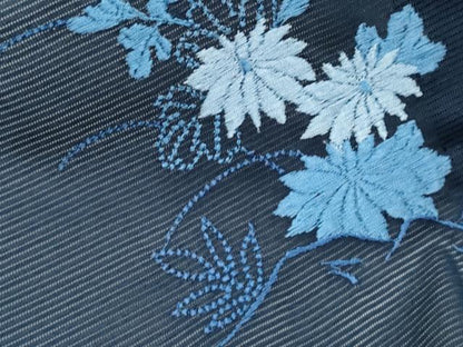 平和屋着物＊夏物　色留訪問着　絽　総刺繍　風景文　洗える着物　CABK9287th