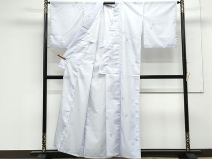 平和屋着物＊夏物　小紋　絽　毬文　洗える着物　CABK9294th