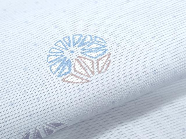 平和屋着物＊夏物　小紋　絽　毬文　洗える着物　CABK9294th