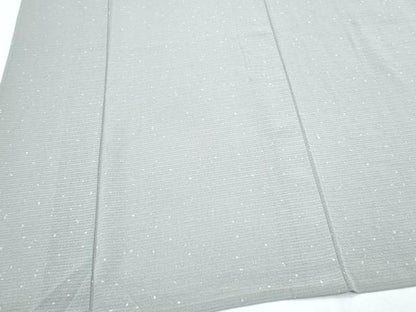 平和屋着物＊夏物　小紋　絽縮緬　作家物　霞文　正絹　逸品　CABK9309th