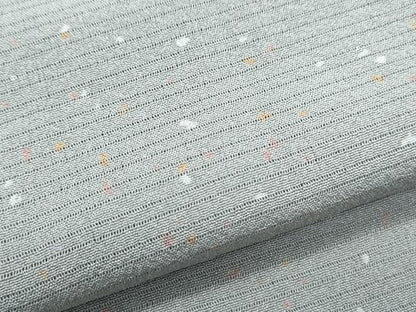 平和屋着物＊夏物　小紋　絽縮緬　作家物　霞文　正絹　逸品　CABK9309th