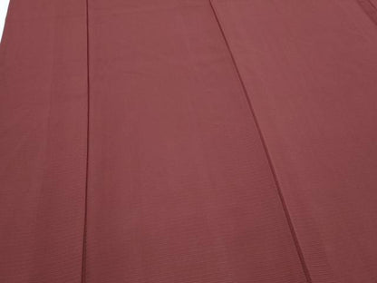 平和屋着物＊夏物　色無地　絽　赤銅色　正絹　逸品　CABK9315th