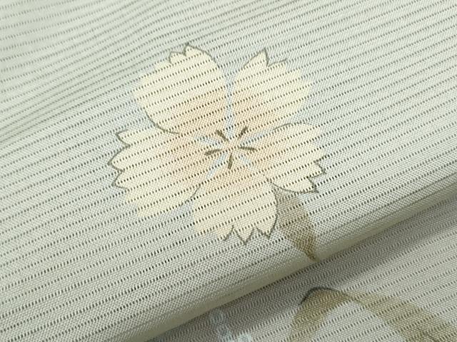 平和屋着物＊夏物　訪問着　絽　草花文　暈し染め　洗える着物　CABK9326th