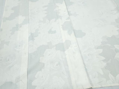 平和屋着物＊夏物　小紋　絽　薔薇　正絹　逸品　CABK9329th