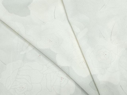 平和屋着物＊夏物　小紋　絽　薔薇　正絹　逸品　CABK9329th