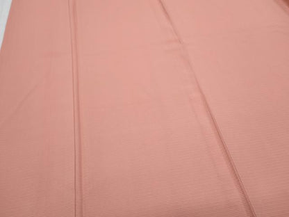 平和屋着物＊夏物　色無地　絽　甚三紅色　正絹　逸品　CABK9360th