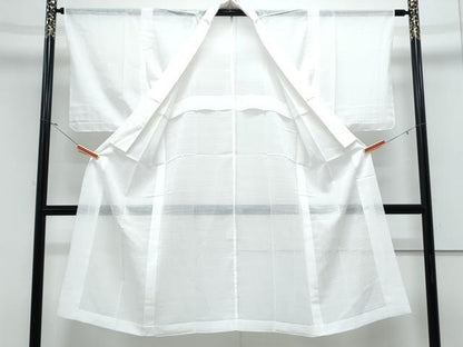 平和屋着物＊夏物　長襦袢　変わり絽　胡粉色　洗える着物　CABK9369th