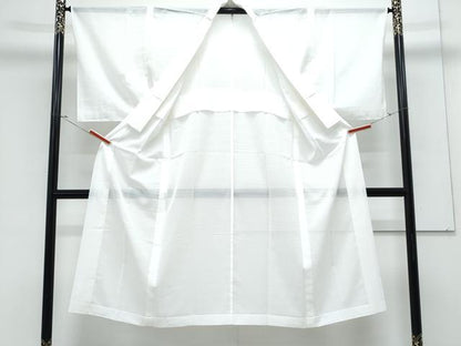 平和屋着物＊夏物　長襦袢　変わり絽　胡粉色　洗える着物　CABK9371th