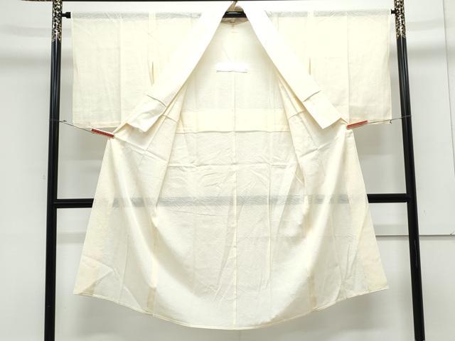 平和屋着物＊夏物　長襦袢　絽　立波文　鳥の子色　正絹　逸品　CABK9372th