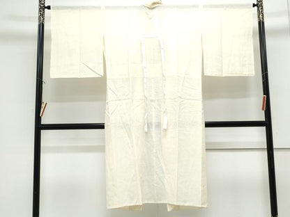 平和屋着物＊夏物　長襦袢　絽　立波文　鳥の子色　正絹　逸品　CABK9372th