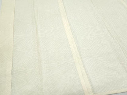 平和屋着物＊夏物　長襦袢　絽　立波文　鳥の子色　正絹　逸品　CABK9372th