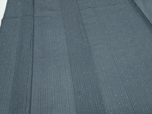 平和屋着物＊夏物　紗紬　縞　正絹　逸品　CABK9377th