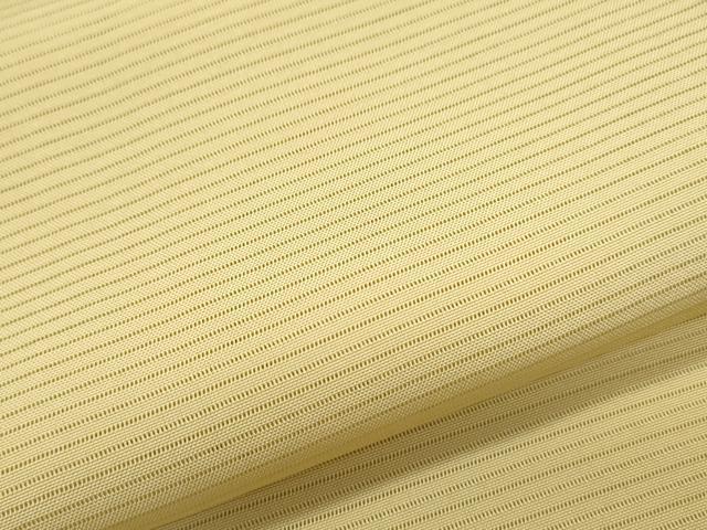 平和屋着物＊夏物　色無地　絽　淡黄色　正絹　逸品　CABK9389th