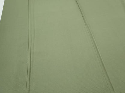 平和屋着物＊夏物　色無地　絽　草色　正絹　逸品　CABK9392th
