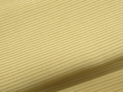 平和屋着物＊夏物　色無地　駒絽　芥子色　正絹　逸品　CABK9396th