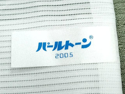 平和屋着物＊夏物　小紋　絽縮緬　霞文　正絹　逸品　CABK9397th