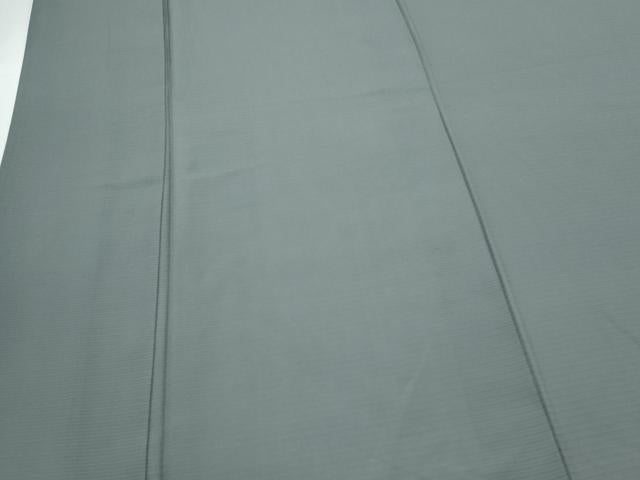 平和屋着物＊夏物　色無地　絽　墨色　正絹　逸品　CABK9402th