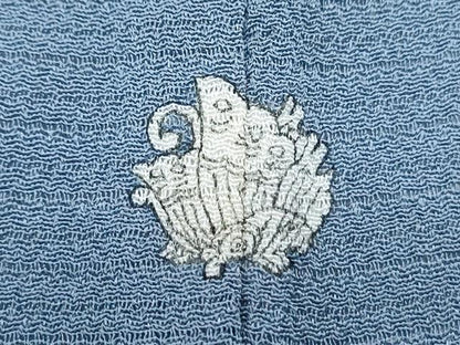 平和屋着物＊夏物　色無地　絽縮緬　薄花色　正絹　逸品　CABK9408th