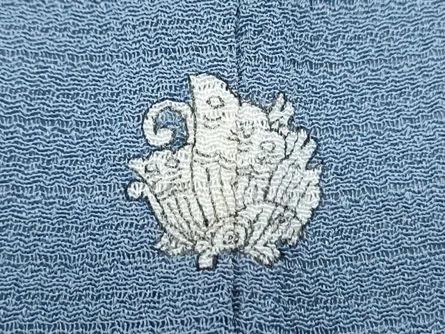 平和屋着物＊夏物　色無地　絽縮緬　薄花色　正絹　逸品　CABK9408th