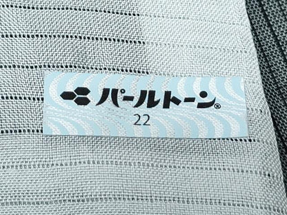 平和屋着物＊夏物　本場小千谷ちぢみ　縞　麻　逸品　CABK9425th