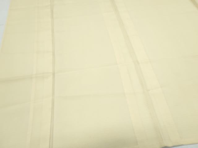 平和屋着物＊夏物　色無地　絽　蜂蜜色　正絹　逸品　CABK9432th