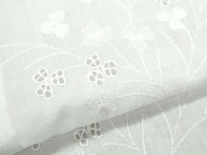 平和屋着物＊夏物　長襦袢　総レース　草花文　胡粉色　CABK9437th