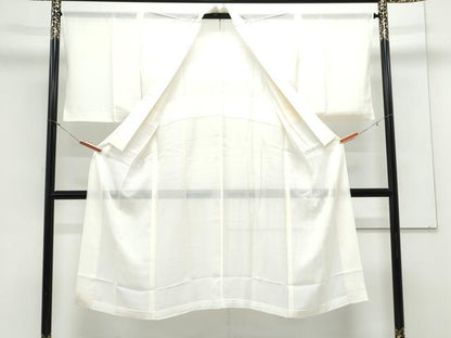 平和屋着物＊夏物　長襦袢　絽　生成り色　さが美扱い　正絹　逸品　CABK9439th