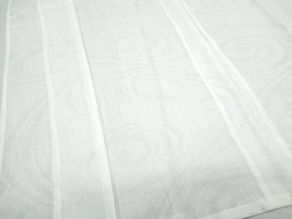 平和屋着物＊夏物　長襦袢　流水紋紗　生成り色　麻　逸品　CABK9440th