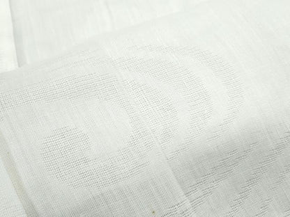 平和屋着物＊夏物　長襦袢　流水紋紗　生成り色　麻　逸品　CABK9440th