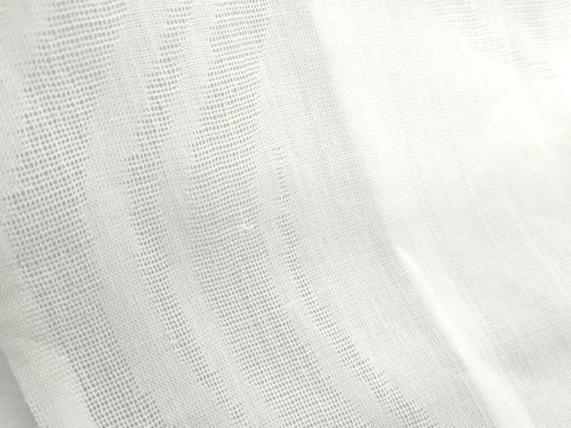 平和屋着物＊夏物　長襦袢　流水紋紗　生成り色　麻　逸品　CABK9440th