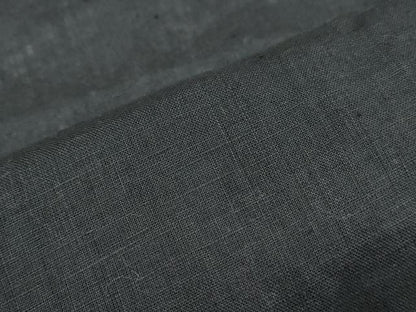 平和屋着物＊夏物　長襦袢　紗　暗黒色　黒地　麻　逸品　CABK9441th